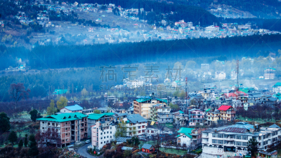 雪,喜马拉雅山脉,印度,传统,西姆拉,环境,公路,河流,岩石,户外