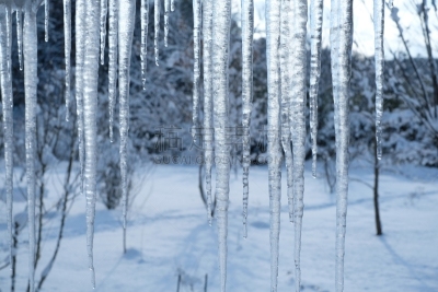 冰柱,冰块,水平画幅,雪,无人,日本,户外,苗床罩,自然纹理,雪山