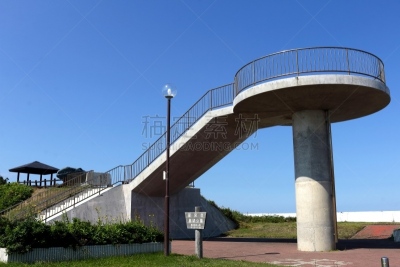 公园,水平画幅,鄂霍次克海,无人,夏天,观测点,户外,北海道,佐吕间湖,2015年