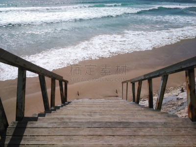 台阶楼梯,自然,俯冲跳水,水平画幅,无人,长板,夏天,户外,冲浪板