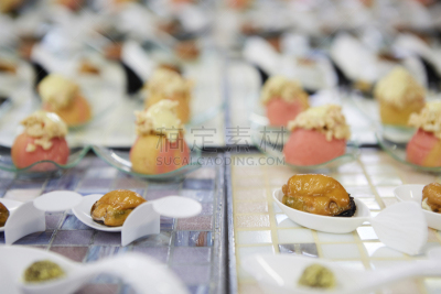 开胃品,特写,正餐宴会,自助餐,绘画艺术品,新式食品,海蚌,开胃酒,宴会,选择对焦