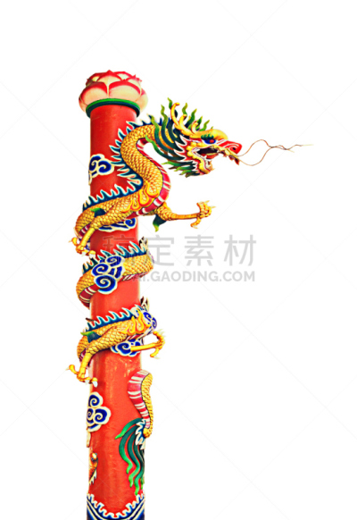 龙,一个物体,中国龙,风水,垂直画幅,新加坡,符号,泰国,白色,雕塑
