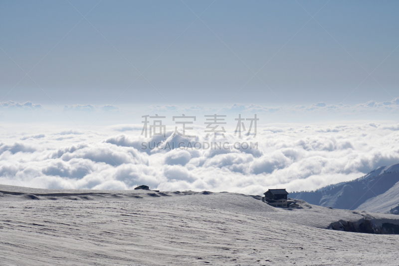 雪,日本,山,海上航道,天空,户外,水平画幅,无人,蓝色,自然