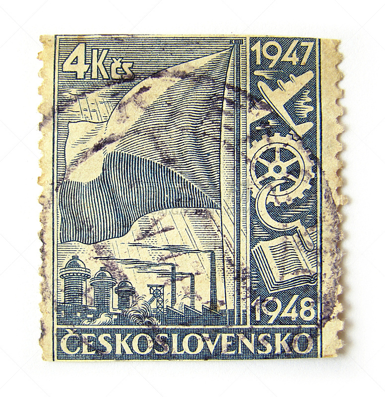 斯洛伐克,邮局,垂直画幅,无人,古老的,古典式,邮戳,背景分离,捷克