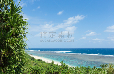 海滩,冲绳县,珊瑚,鸡尾酒,充满的,宫古岛,水,天空,里山,度假胜地