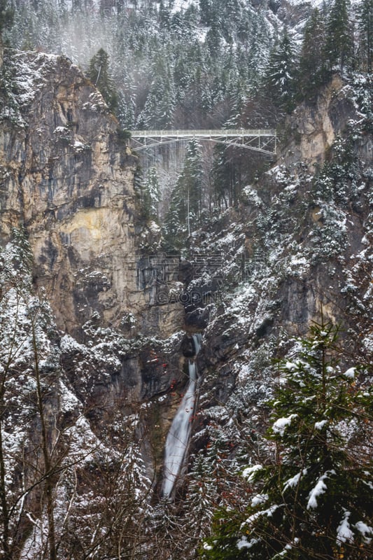 alte mainbrucke,旧天鹅堡,冬天,阿尔卑斯山脉,国际著名景点,自然界的状态,富森福森,浪漫,著名景点,春天