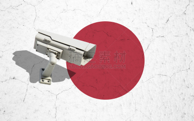 街道,电视摄像机,破碎的,边境巡逻,监视器,水平画幅,无人,日本,问题,东京
