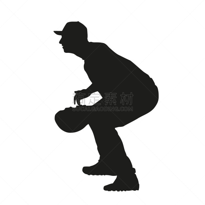 接球手,矢量,棒球服,捕手手套,棒球手套,棒球帽,棒球,专心,运动,技能