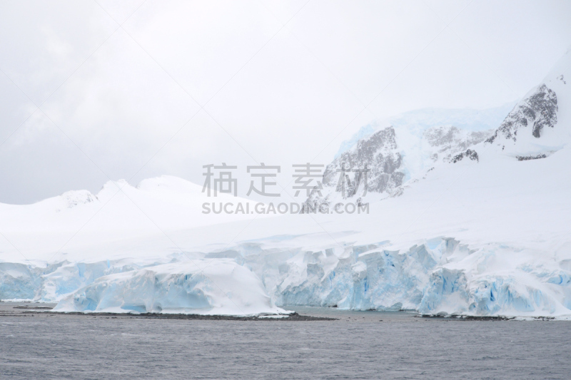 冰河,岛,气候,水平画幅,雪,南极半岛,无人,户外,两极气候,山