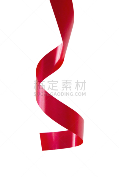 艾滋病警示丝带,垂直画幅,无人,蝴蝶结,白色背景,背景分离,圣诞礼物,两个物体,影棚拍摄