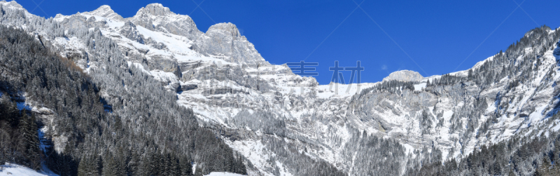 恩格尔伯格,冬天,山,地形,自然,水平画幅,岩石,雪,无人,全景