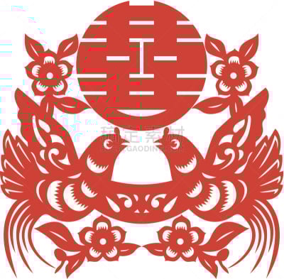 对称,鹊,日文汉字,日语,梅花,请柬,妻子,东亚人,复古风格,鸟类