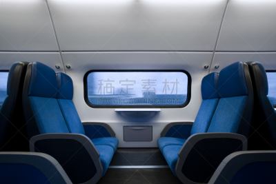 火车,图像,空的,早晨,居住区,高速列车,窗户,里面,椅子,行动