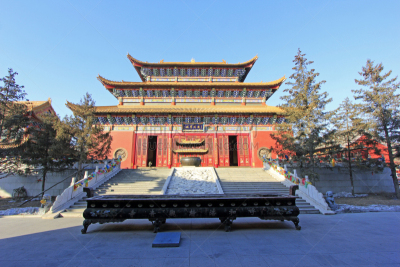 寺庙,内蒙古自治区,呼和浩特,四臂观音,建筑体,2015年,城市,二月,自立