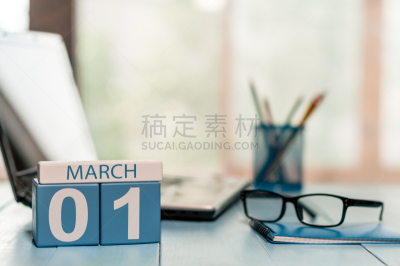 办公室,月,数字1,商务,日历,圣马洛,第1天,留白,欢迎标志,水平画幅