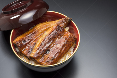 鳗鱼,格子烤肉,鳗重,鳗蒲烧,饮食,水平画幅,日本,膳食,海产,开胃酱