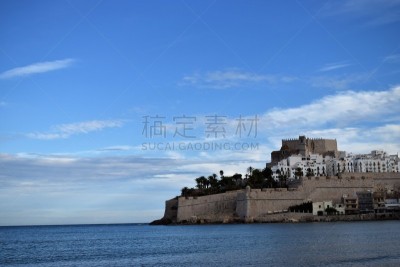 海岸线,风景,城堡,天空,水平画幅,无人,碧洋海滩,旧金山海洋滩,城堡图恩湖,户外
