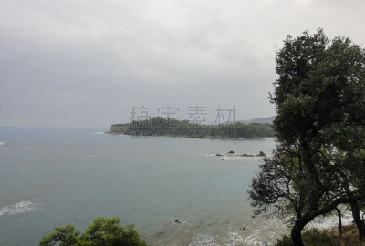 法塞利斯,凯梅尔,森林,雾,过去,城镇,城市,海岸线,在之间,靠近