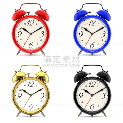闹钟,色彩鲜艳,数字4,舞台,办公用品,时段,夜晚,绘画插图,秒表,计算机制图