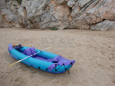 皮划艇,充气品,运动,海滩,水平画幅,无人,夏天,户外,摄影