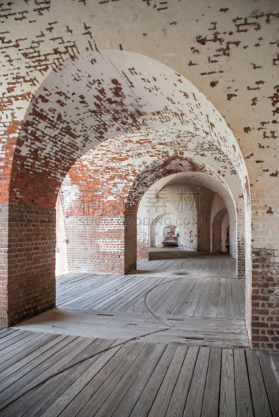 Arches in a Historical Southern Fort
