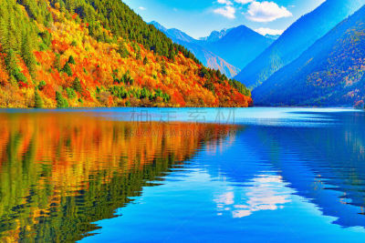 湖,风景,时间,苹果马提尼,九寨沟 ,九寨沟风景名胜区,水面,绿松石色,水晶,纯净