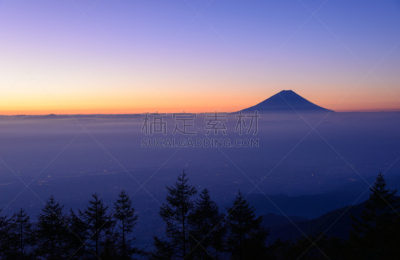 富士山,云,黎明,山,海洋,甲府市,赤石山脉,山梨县,午夜,天空