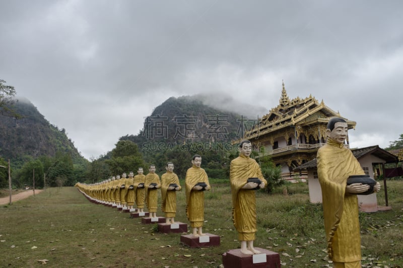 修道院,计程车车站,缅甸,亚洲,远古的,图像,古董,著名景点,无人,旅游目的地