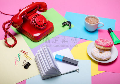 多色的,书桌,办公室,设计室,太空,空白的,早餐,桌子,水平画幅,高视角
