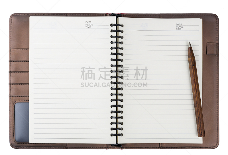 笔记本,空白的,留言板,圆珠笔,留白,笔记本电脑,褐色,水平画幅,无人,工作