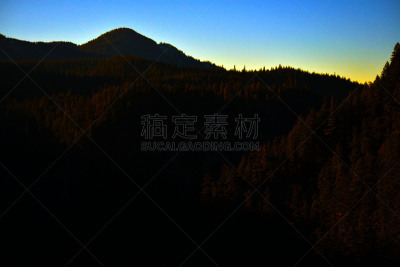 雪,瀑布,天空,俄勒冈州,俄勒冈郡,美国,水平画幅,夜晚,威拉麦狄谷,无人