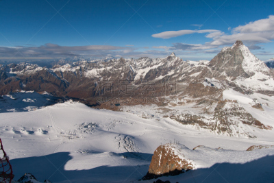 马特洪峰,瓦莱斯州,瑞士,白昼,有包装的,云景,天空,水平画幅,雪