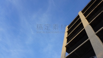 周末活动,米特海滩,南卡罗来那,天空,美国,水平画幅,无人,蓝色,停车场,建筑外部