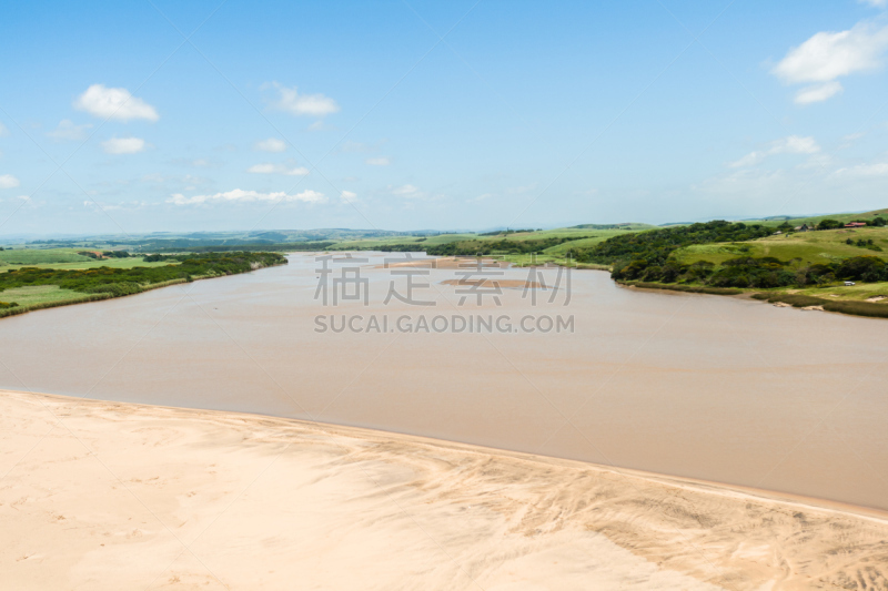 地形,河流,动物嘴,自然,水平画幅,图盖拉河,户外,泻湖,航拍视角,海洋