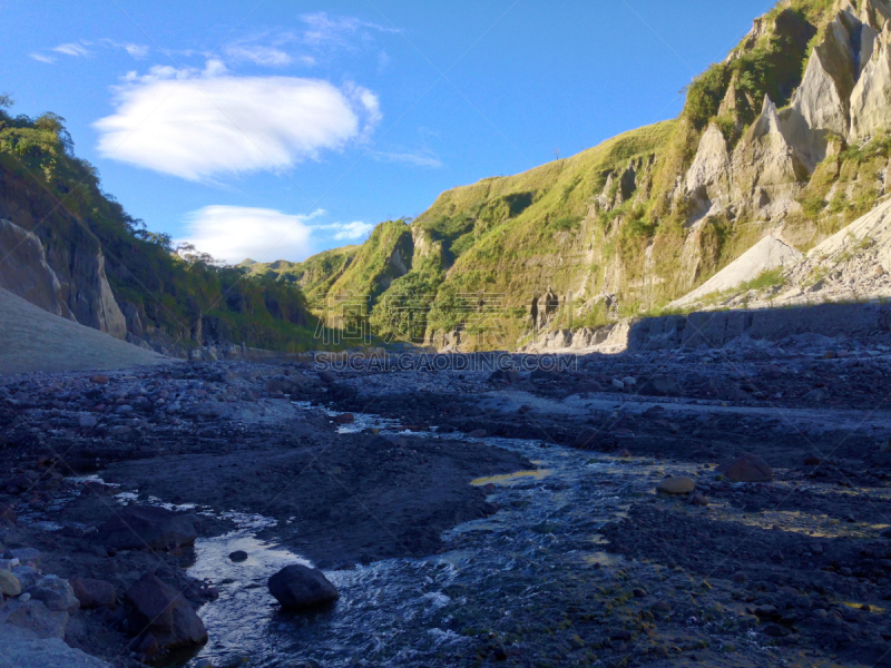 菲律宾,皮纳图博火山,山脉,火山地形,著名景点,吕宋岛,岩石,户外,粗糙的,三描礼士省