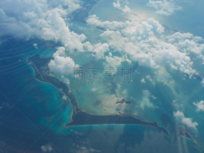 拿骚,巴哈马国,新普罗维登斯,最大,水平画幅,无人,大西洋,户外,城市,航拍视角