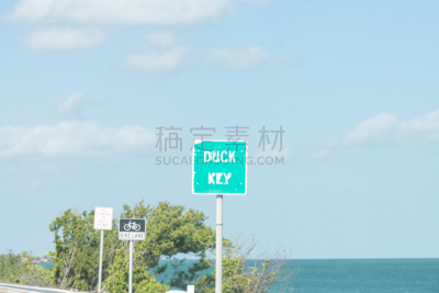 钥匙,佛罗里达,跨海公路,城市,海洋,美国,街道,鸭子,自行车道,路