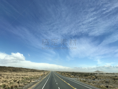 新西兰,在活动中,天空,夏天,沥青,彩色图片,风景,大特写,岩石,绿色