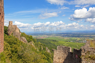Ribeauvillé. Château Giersberg, Haut Rhin, Alsace. Grand Est