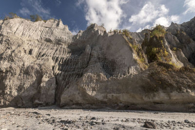 皮纳图博火山,火山泥流,著名自然景观,热带气候,环境,灰,沙漠,岩石,菲律宾,户外