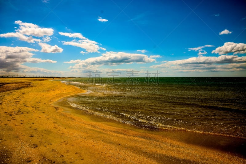 沙子,空的,海滩,蔚蓝海岸地区,地中海,水,天空,水平画幅,无人,夏天