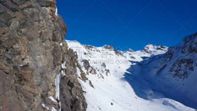 山谷,天空,度假胜地,地名,水平画幅,山,雪,滑雪坡,户外,白色