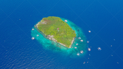 沙子,旅行者,海滩,菲律宾,航拍视角,岛,海洋,透明,游泳,着陆