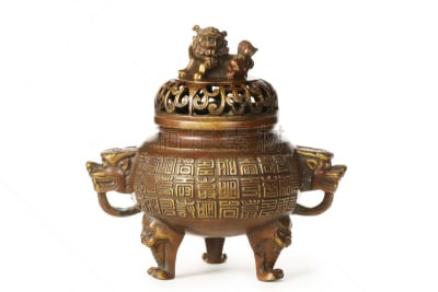 香炉,影棚拍摄,无人,手艺,熏香,人造,金属,水平画幅,金属质感