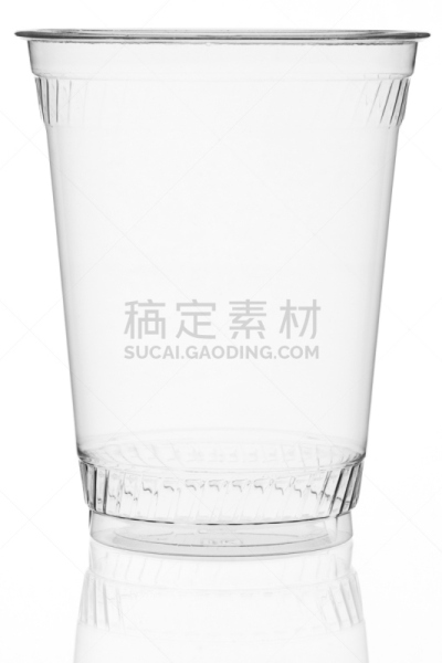 一次性杯子,无人,半透明,透明,白色背景,饮食,饮料,循环利用,垂直画幅,特写