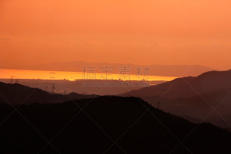 高野山,风景,自然,水平画幅,地形,无人,日本,黄昏,户外,怪异