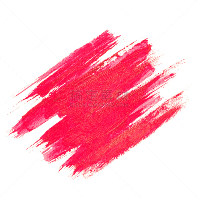 玷污的,纹理,白色背景,涂料,红色,笔触,分离着色,水彩画,绘画插图,水