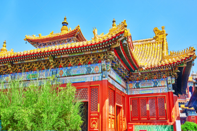 北京,雍和宫,都市风景,自然美,雍和宫店,喇麻庙,孔子,道教,亭台楼阁,华丽的