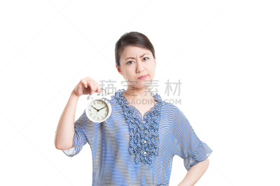女人,白色,动物背脊,留白,水平画幅,问题,时间,钟,仅成年人,工作室