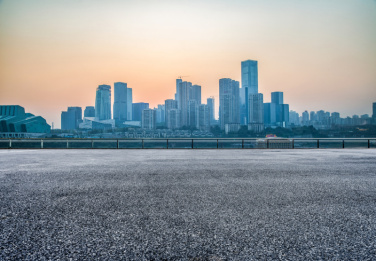 重庆,无人,城市天际线,都市风景,砖,室内地面,水平画幅,建筑,蓝色,户外